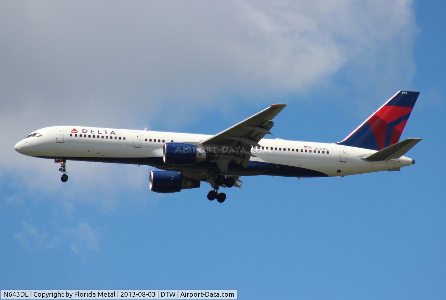N643DL, 1989 Boeing 757-232 C/N 23997, Delta 757-200