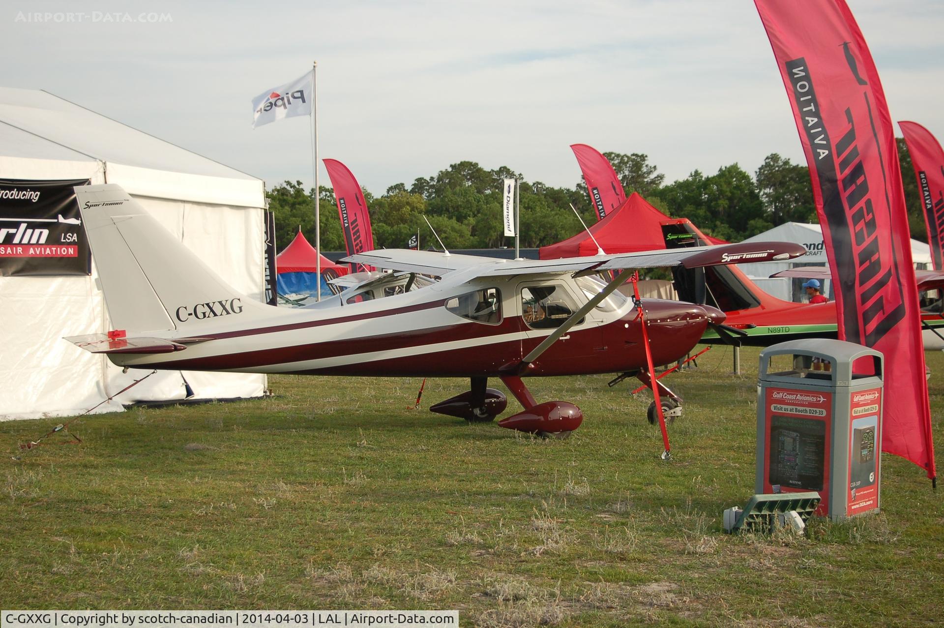C-GXXG, 2012 Glasair GS-2 Sportsman C/N 7370, 2012 Glasair GS-2 Sportsman, C-GXXG, at 2014 Sun n Fun, Lakeland Linder Regional Airport, Lakeland, FL