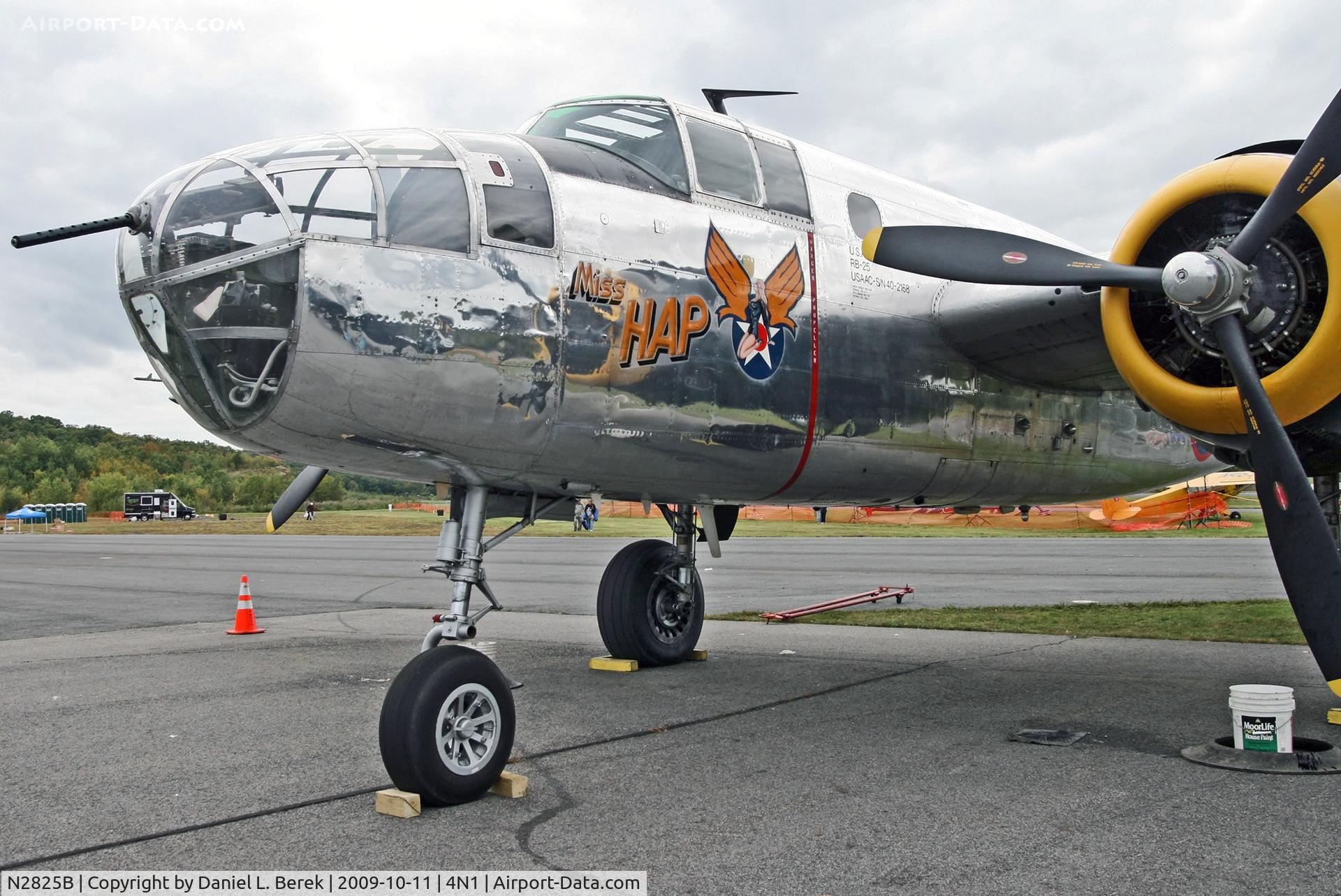 N2825B, 1940 North American RB-25 Mitchell C/N 62-2837, Here's the oldest surviving Mitchell, which served as General Hap Arnold's personal transport during the War.