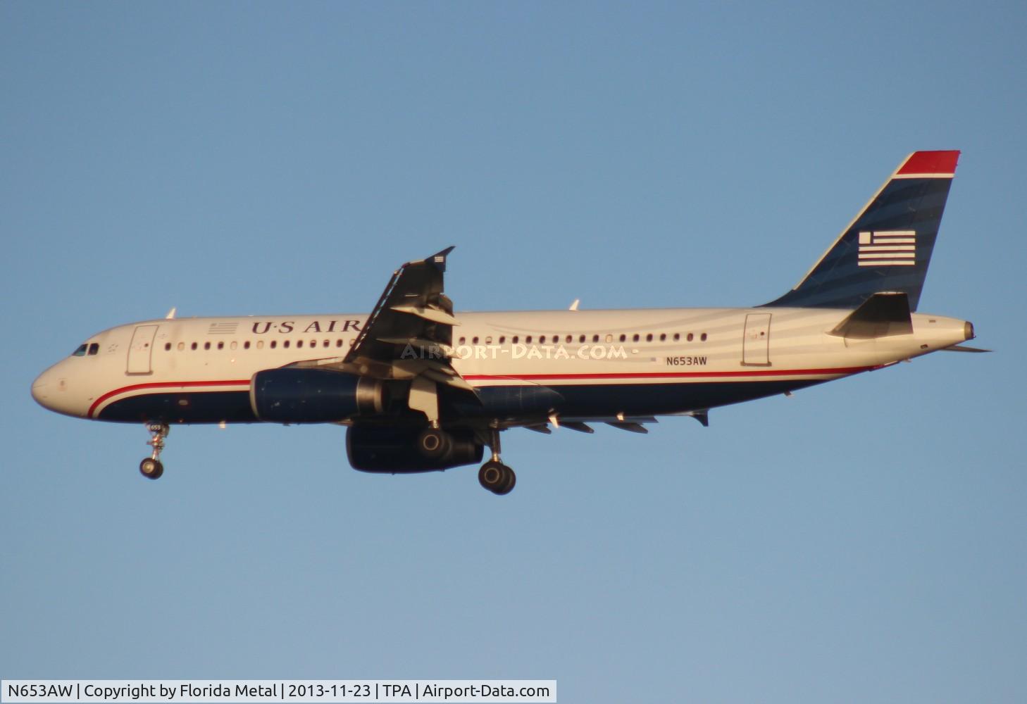 N653AW, 1999 Airbus A320-232 C/N 1003, US Airways A320