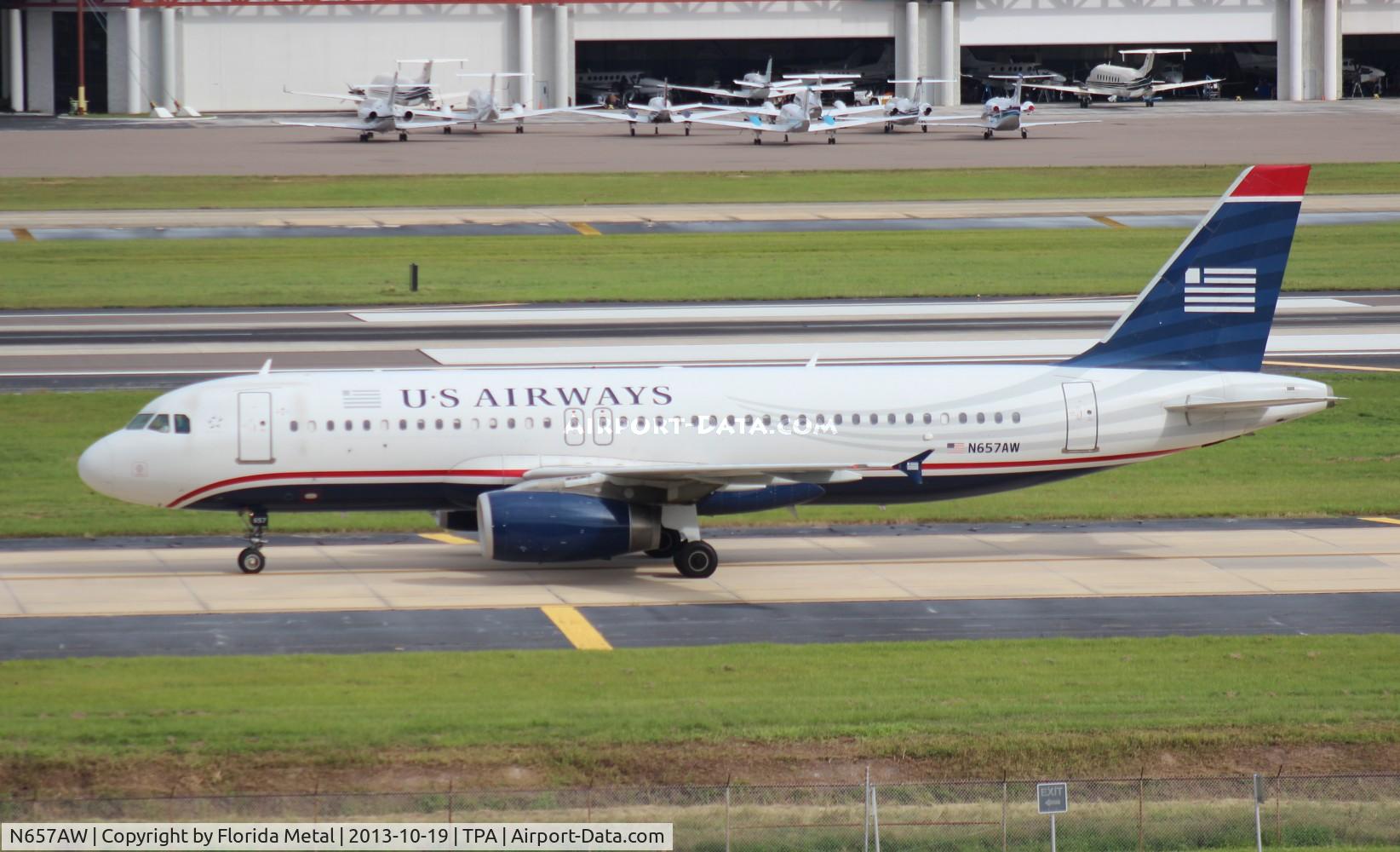 N657AW, 1999 Airbus A320-232 C/N 1083, US Airways A320
