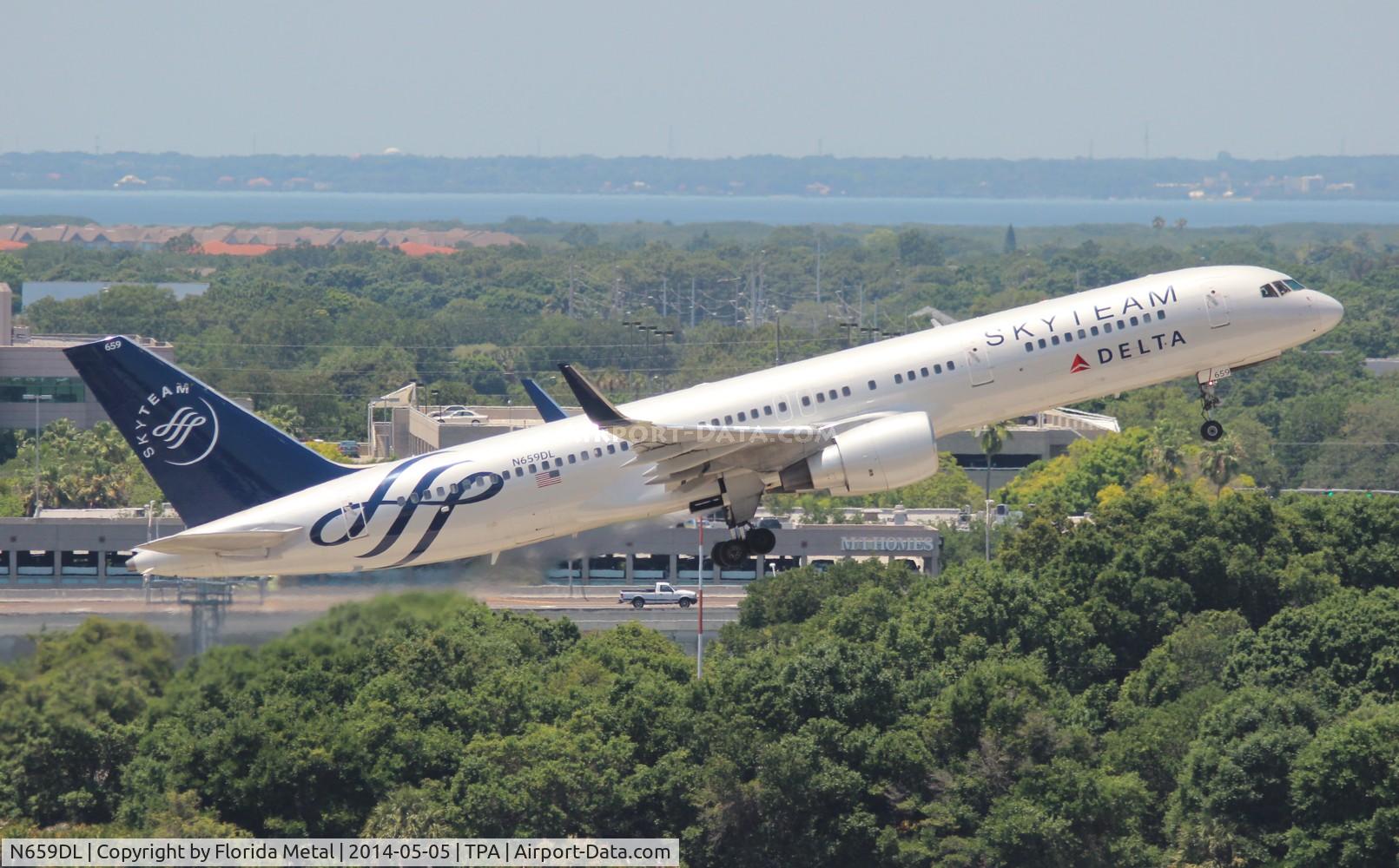 N659DL, 1990 Boeing 757-232 C/N 24421, Delta Skyteam 757-200