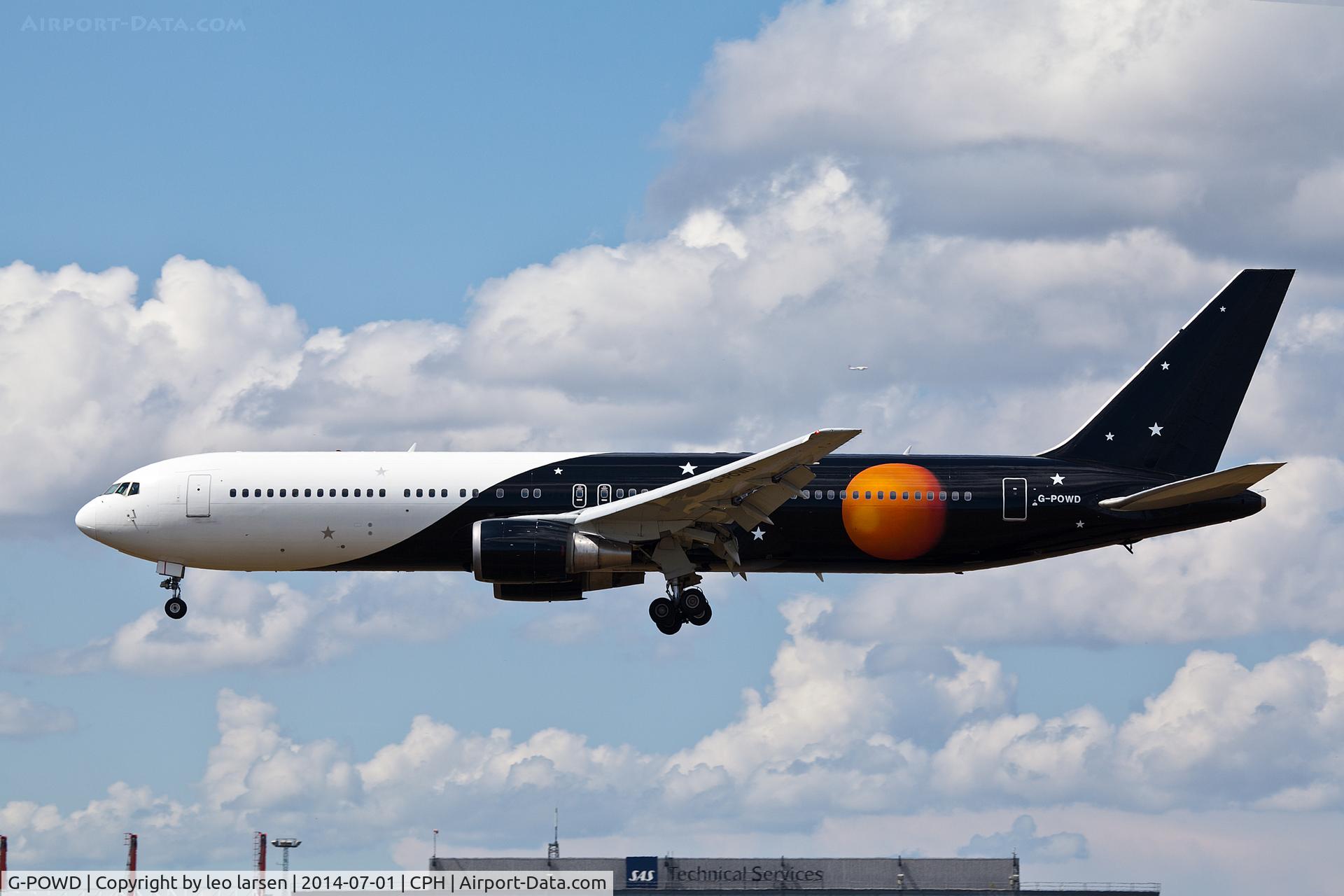 G-POWD, 2003 Boeing 767-36N/ER C/N 30847, Copenhagen Kastrup 1.7.14