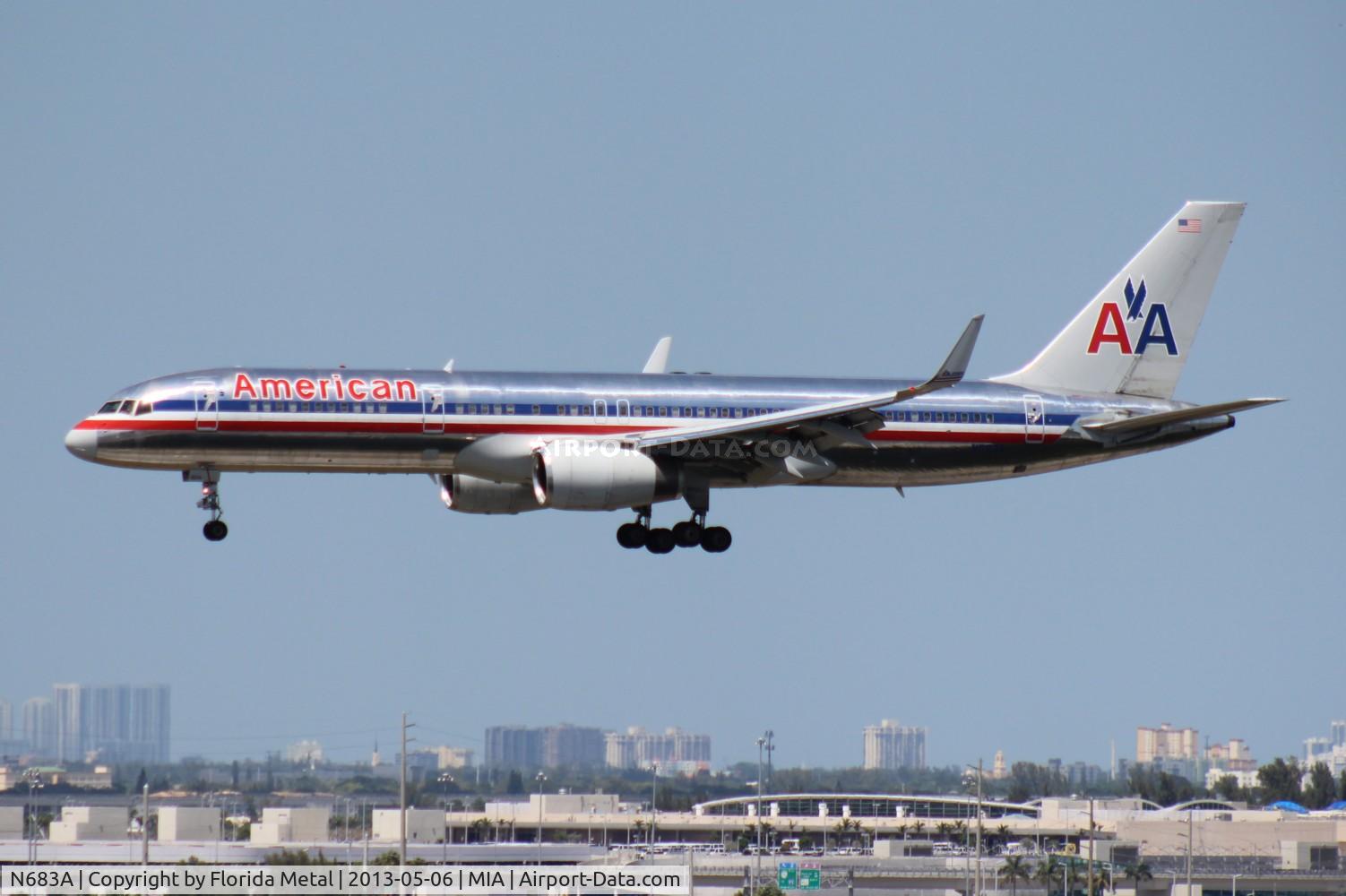 N683A, 1992 Boeing 757-223 C/N 25340, American 757-200
