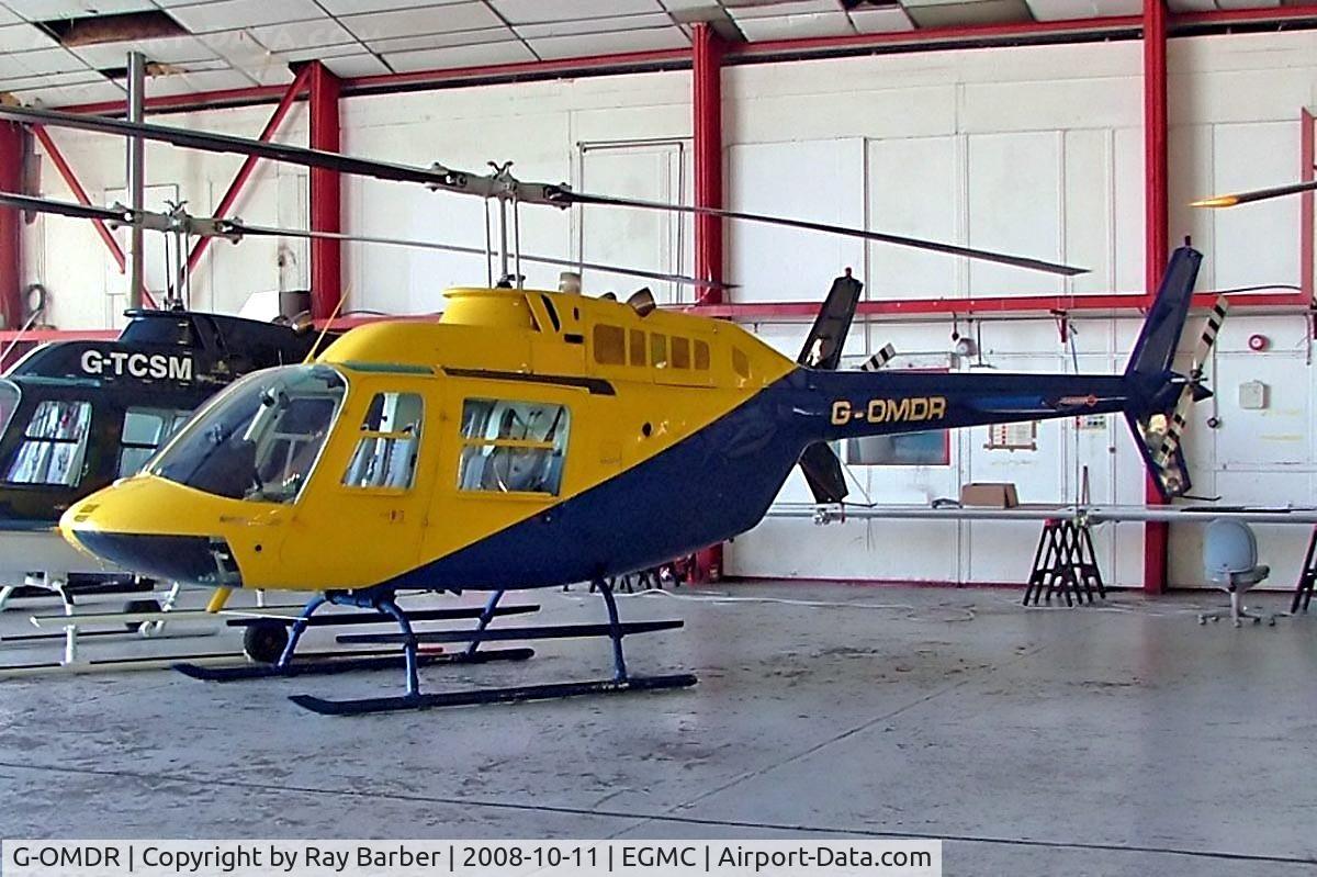 G-OMDR, 1981 Agusta AB-206B JetRanger II C/N 8610, Agusta-Bell AB-206B-3 Jet Ranger III [8610] Southend~G 11/10/2008