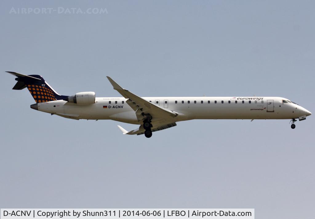 D-ACNV, 2011 Bombardier CRJ-900LR (CL-600-2D24) C/N 15268, Landing rwy 14R