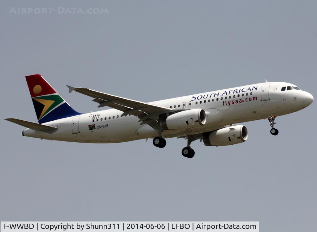 F-WWBD, 2014 Airbus A320-232 C/N 6147, C/n 6147 - To be ZS-SZE