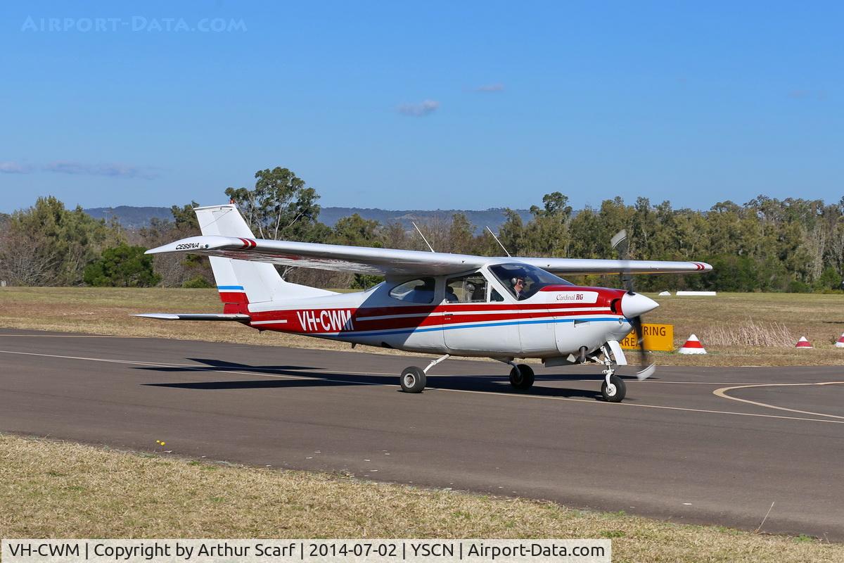VH-CWM, 1974 Cessna 177RG Cardinal C/N 177RG0547, Heading out - Camden NSW