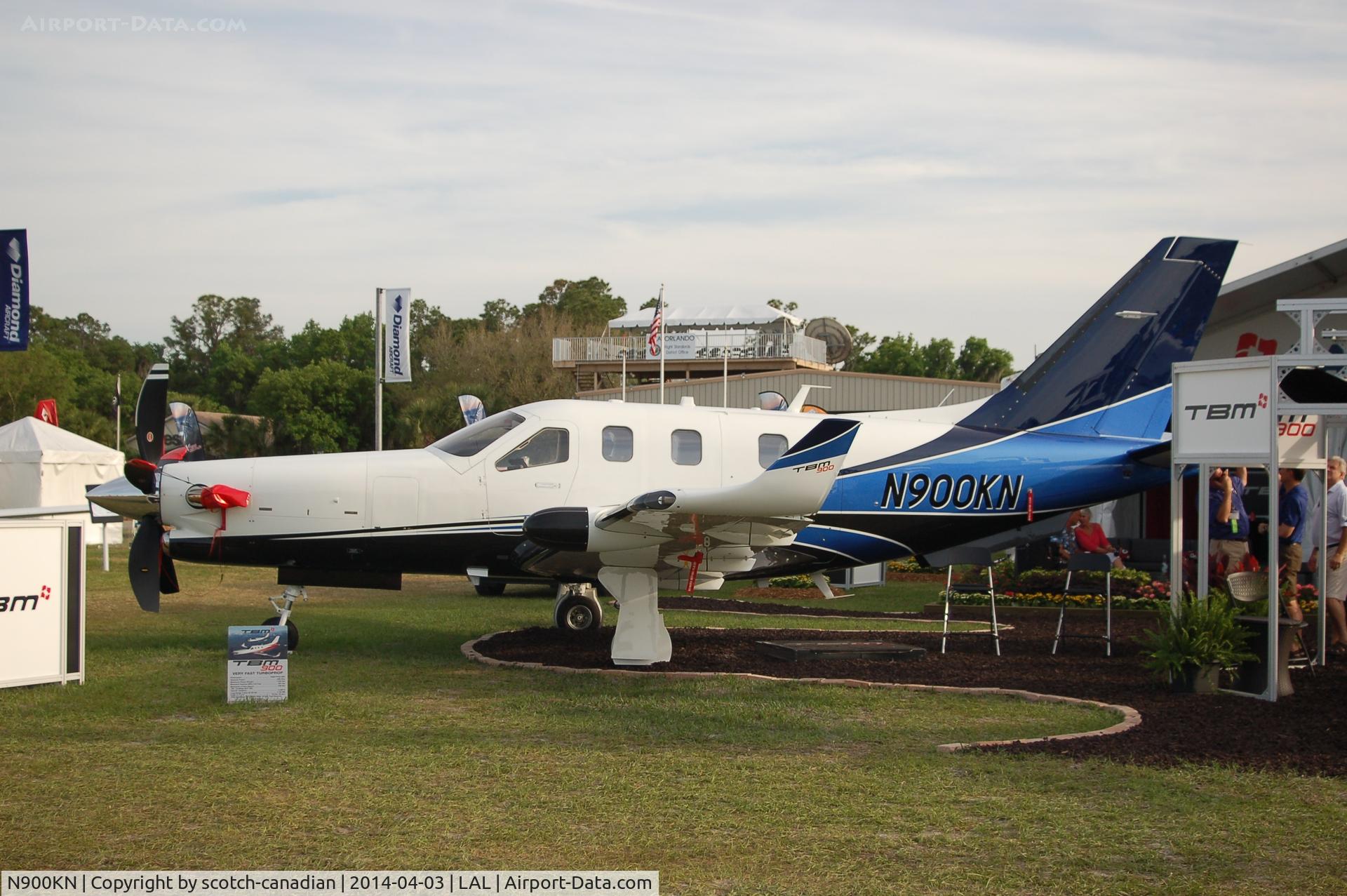 N900KN, 2014 Socata TBM-900 C/N 1003, 2014 SOCATA TBM 900, N900KN, at 2014 Sun n Fun, Lakeland Linder Regional Airport, Lakeland, FL