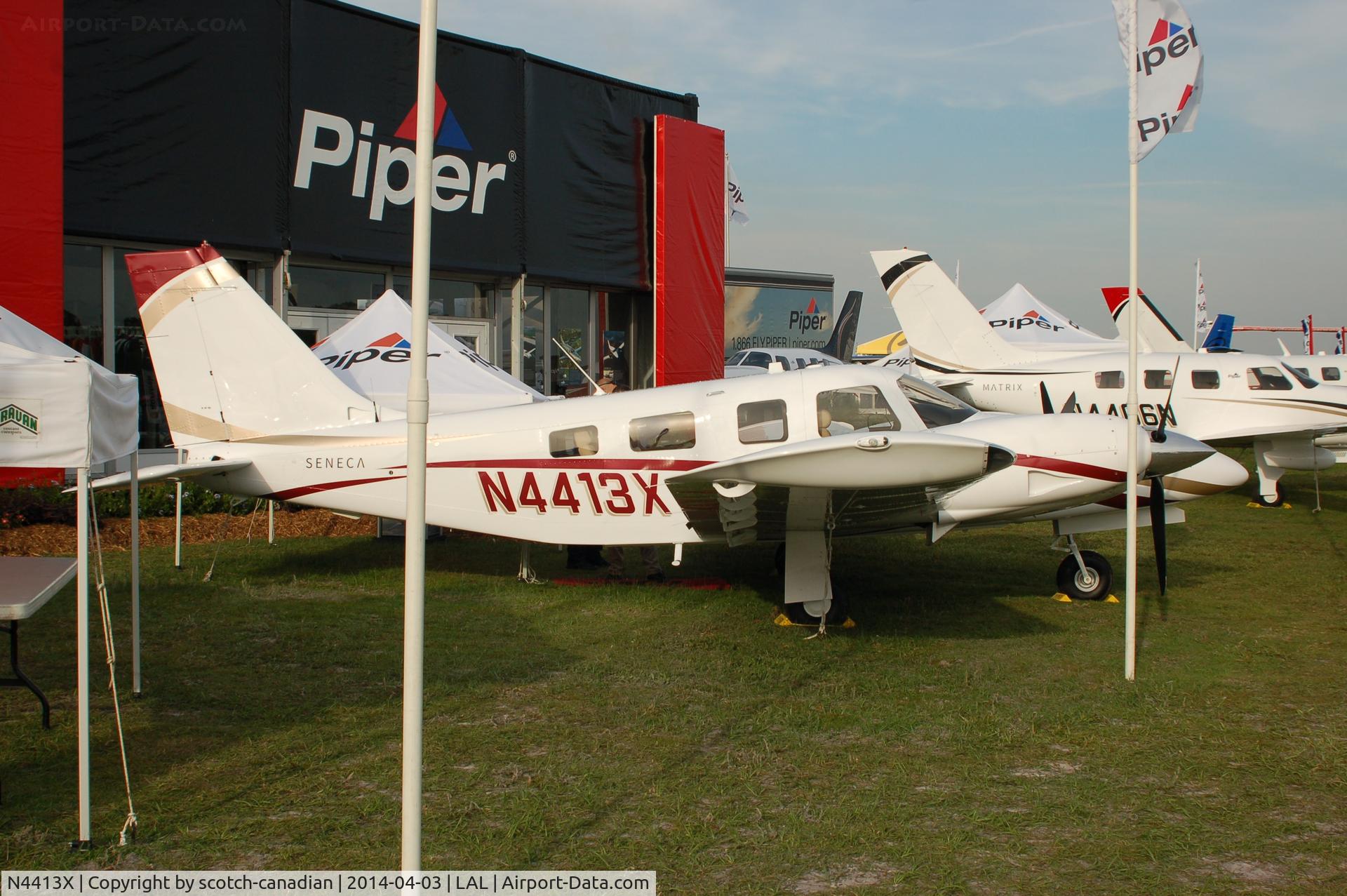 N4413X, Piper PA-28-140 C/N 28-7625028, Piper PA-28-140, N4413X, at 2014 Sun n Fun, Lakeland Linder Regional Airport, Lakeland, FL