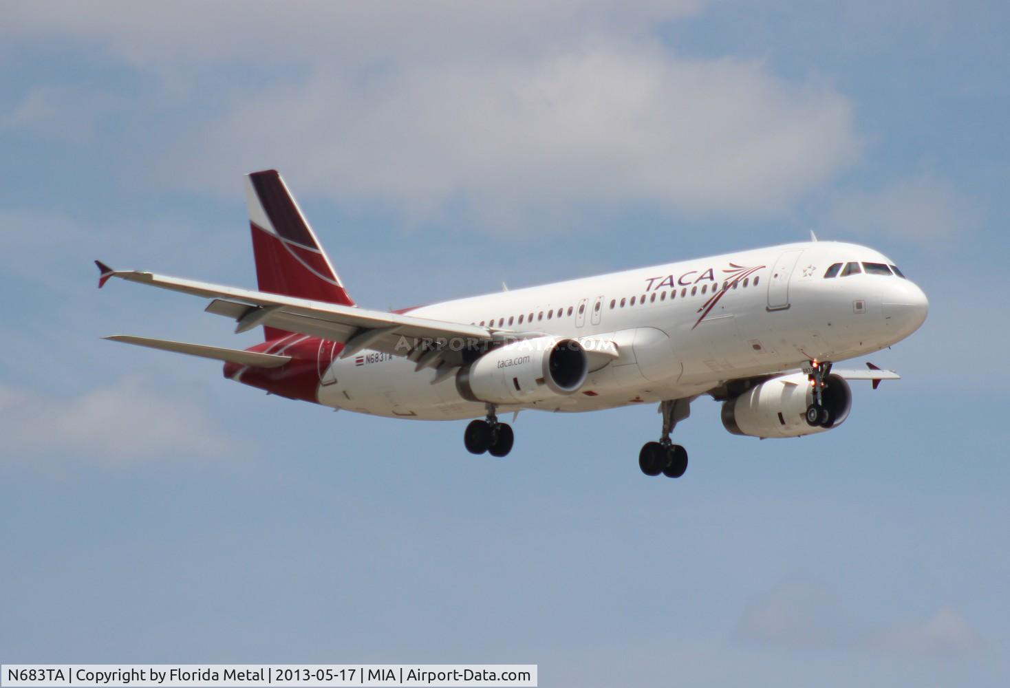 N683TA, 2011 Airbus A320-233 C/N 4906, Taca A320