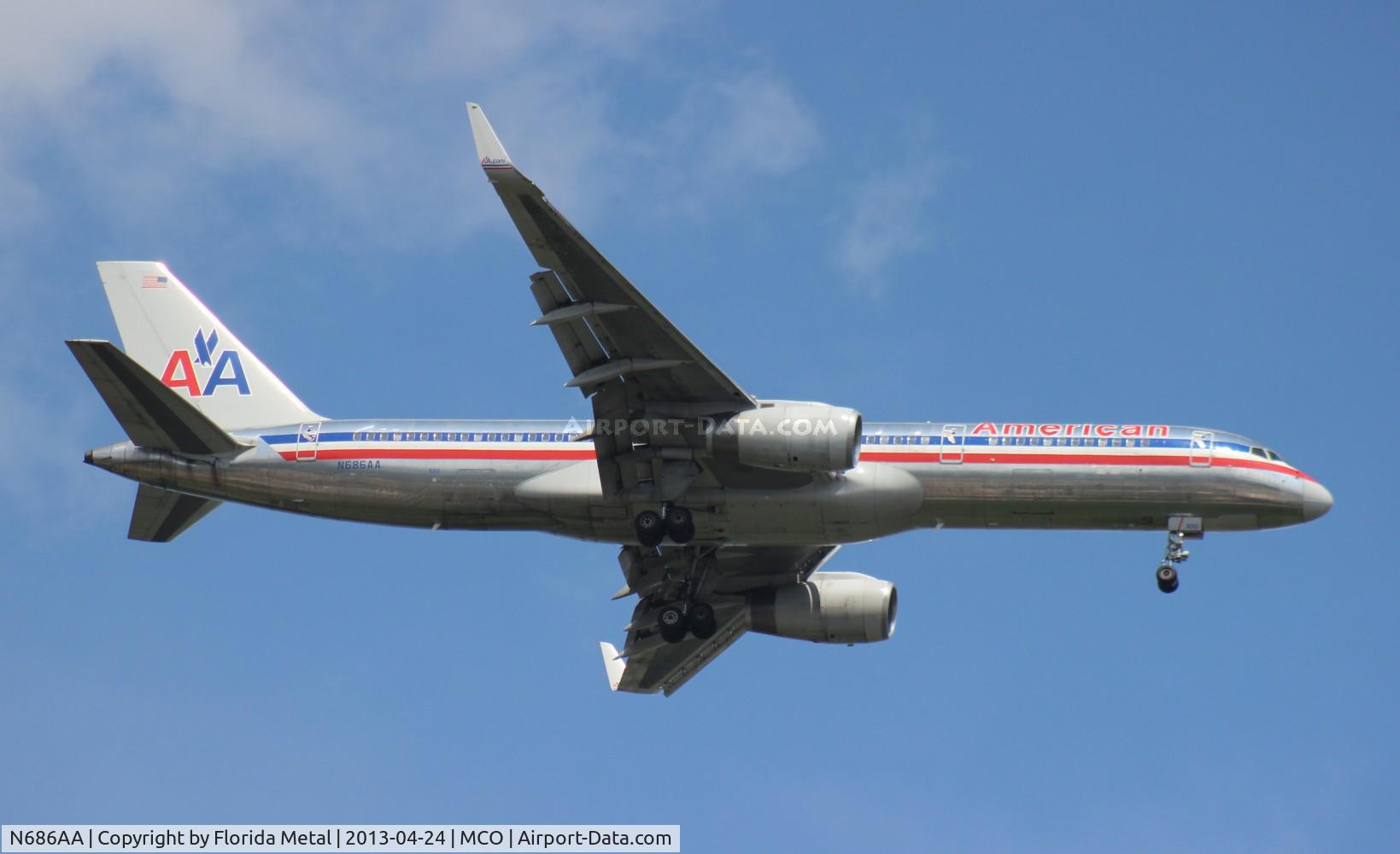 N686AA, 1992 Boeing 757-223 C/N 25343, American 757-200