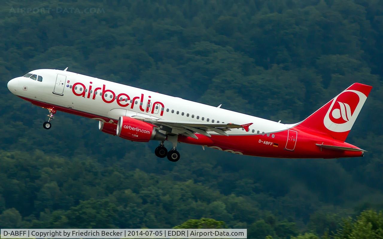 D-ABFF, 2010 Airbus A320-214 C/N 4329, departure to Palma via RW27