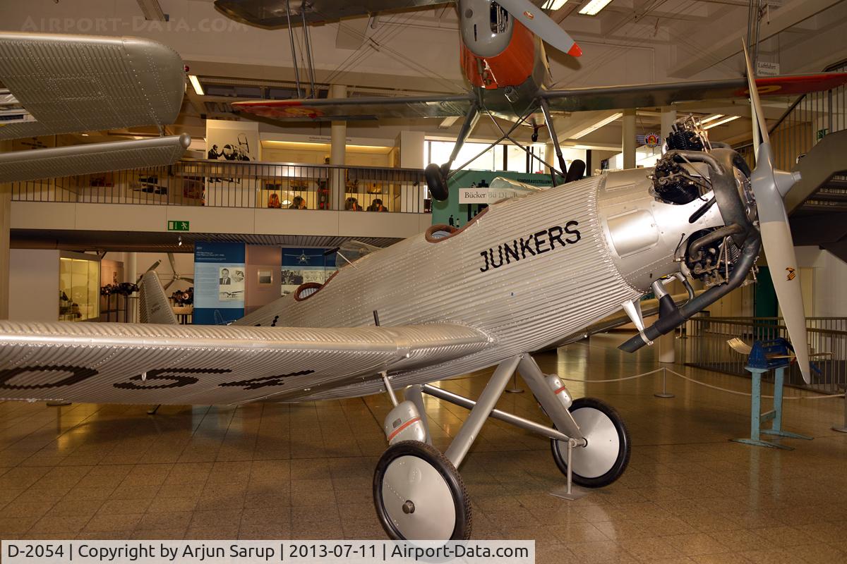 D-2054, 1931 Junkers A-50 Junior C/N 3575, On display at Deutsches Museum München.