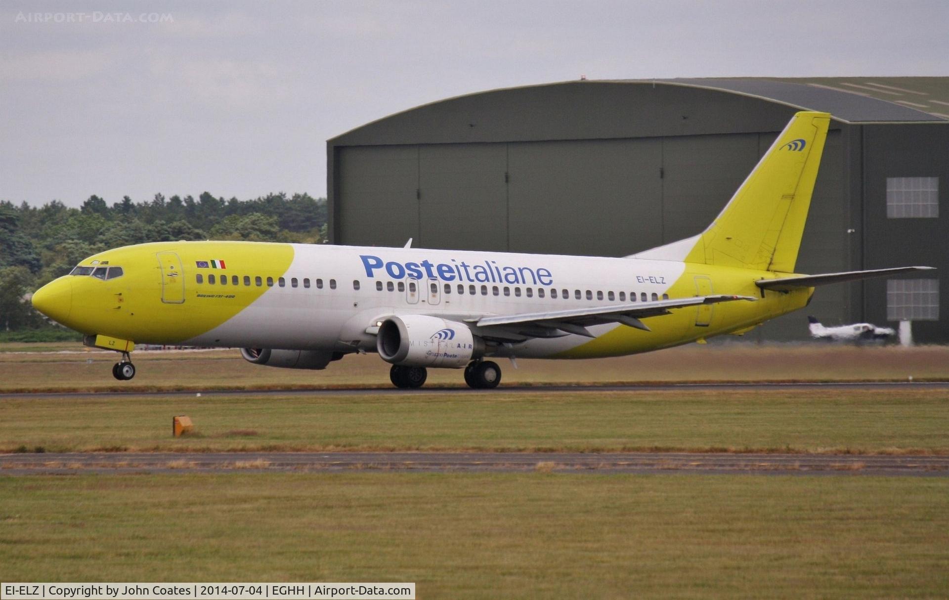 EI-ELZ, 1994 Boeing 737-4Q8 C/N 26308, Returning to Rome
