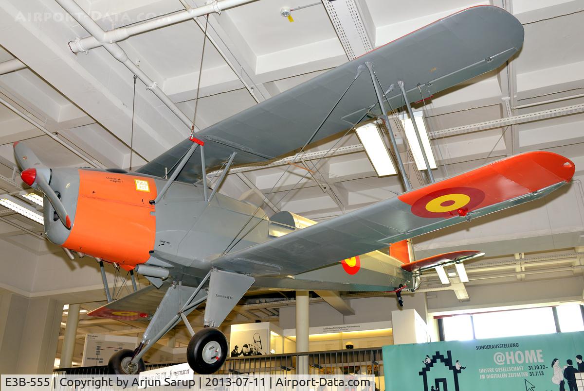 E3B-555, CASA 1-131E Jungmann C/N 2169, On display at Deutsches Museum München.