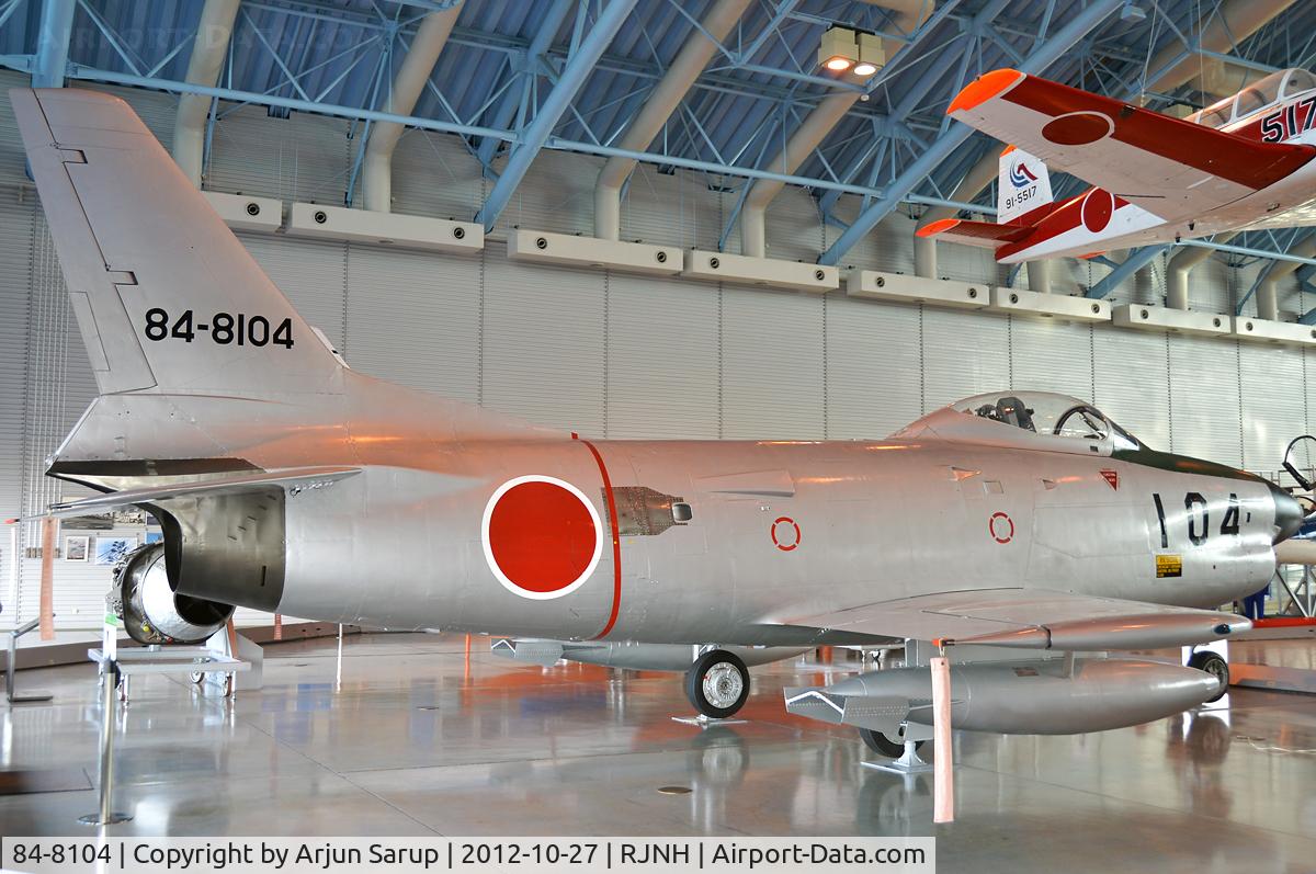 84-8104, North American F-86D Sabre C/N 190-445, On display at JASDF Hamamatsu Kohokan.