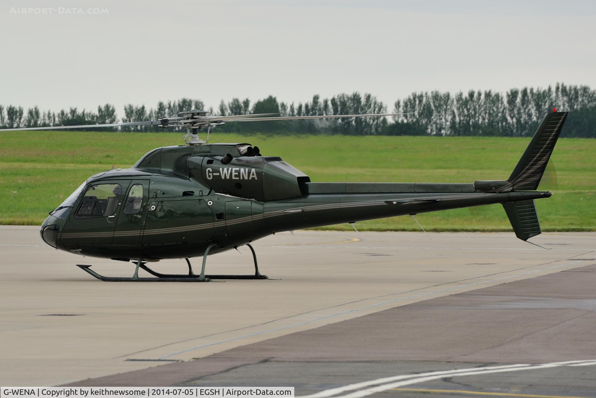 G-WENA, 1983 Aerospatiale AS-355F-2 Ecureuil 2 C/N 5260, Nice Visitor.