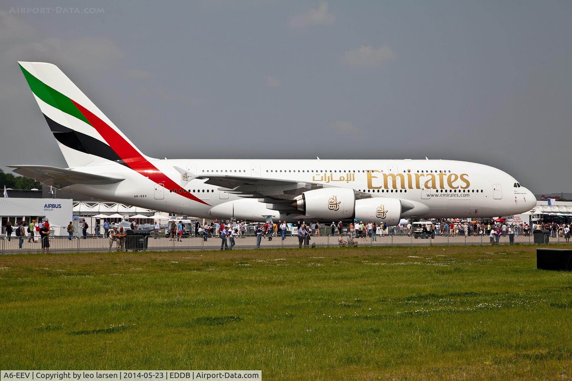A6-EEV, 2013 Airbus A380-861 C/N 150, ILA Berlin 23.5.14