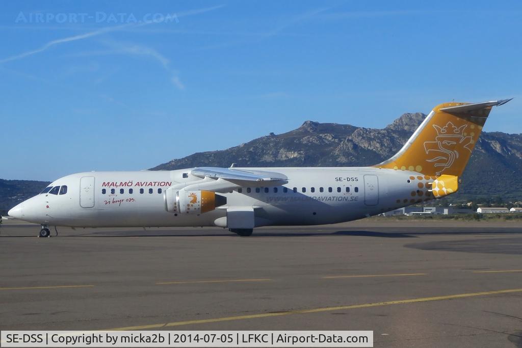 SE-DSS, 1994 British Aerospace Avro 146-RJ100 C/N E3245, Parked