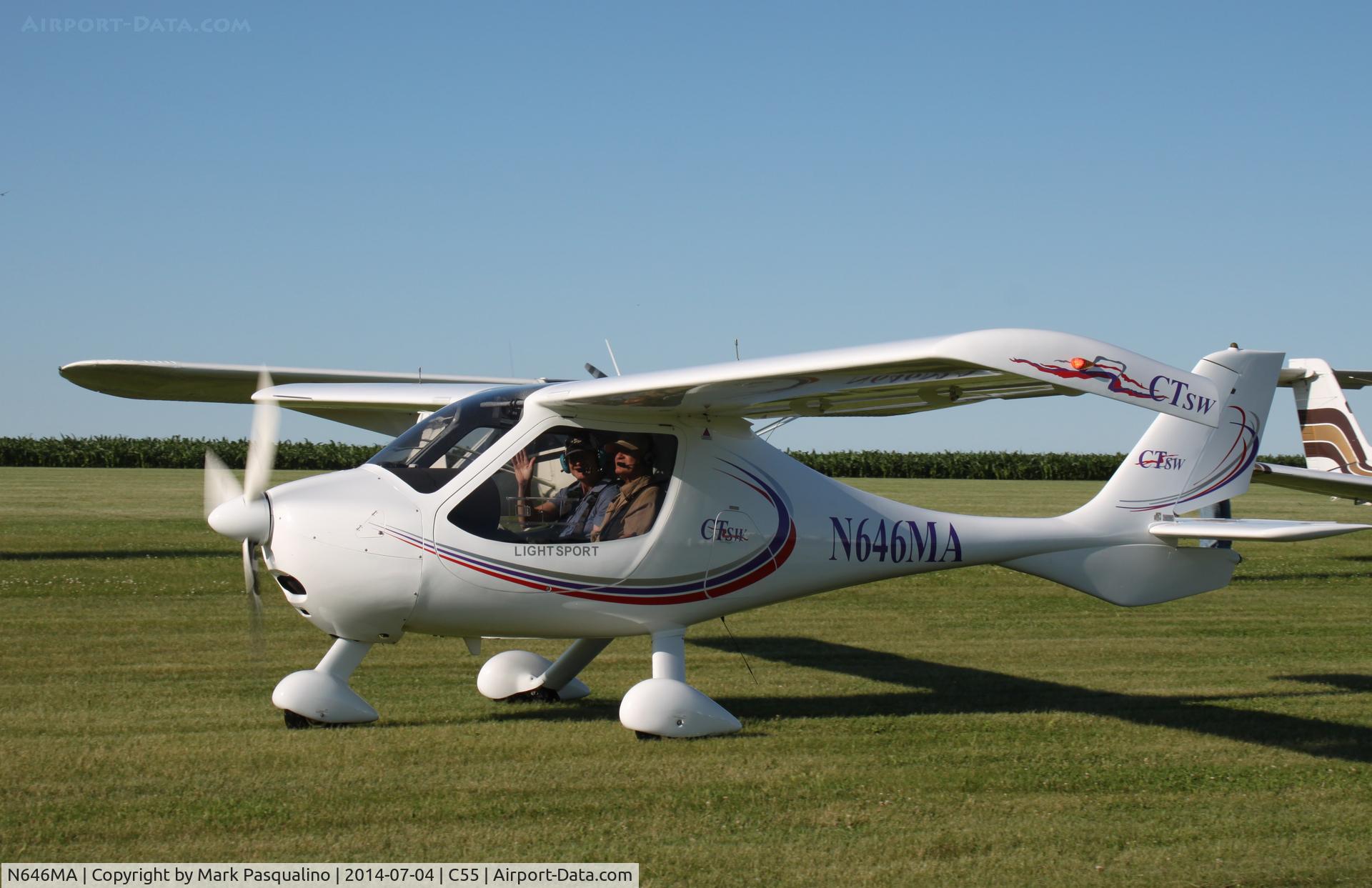 N646MA, 2005 Flight Design CTSW C/N 05-11-07, Flight Design CTSW