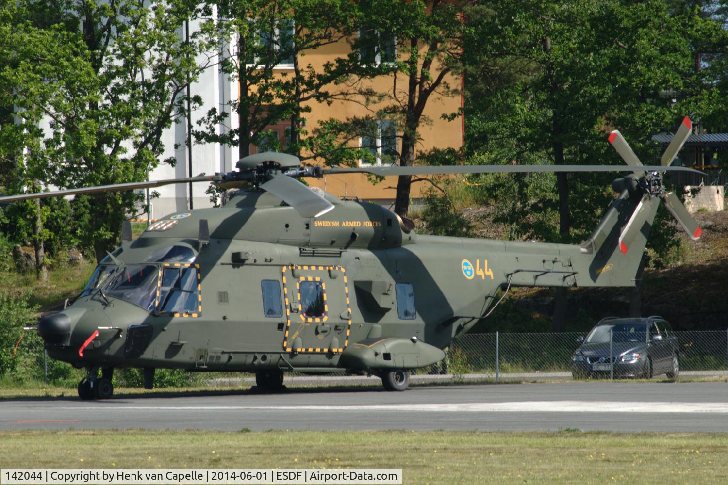 142044, NHI Hkp14A (NH-90 TTH) C/N 1028/BSWA04, Hkp14A helicopter of the Swedish Defense Helicopter Wing at Ronneby Air Base