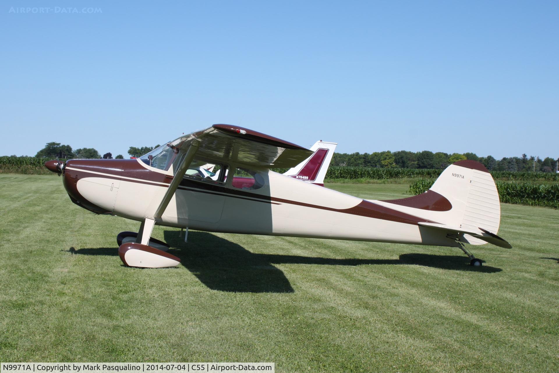 N9971A, 1950 Cessna 170A C/N 19629, Cessna 170A
