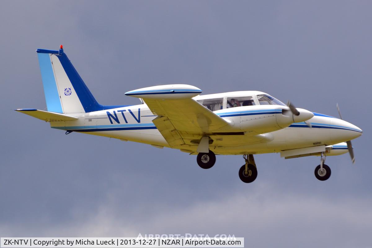 ZK-NTV, 1966 Piper PA-30 Twin Comanche Twin Comanche C/N 30-923, At Ardmore