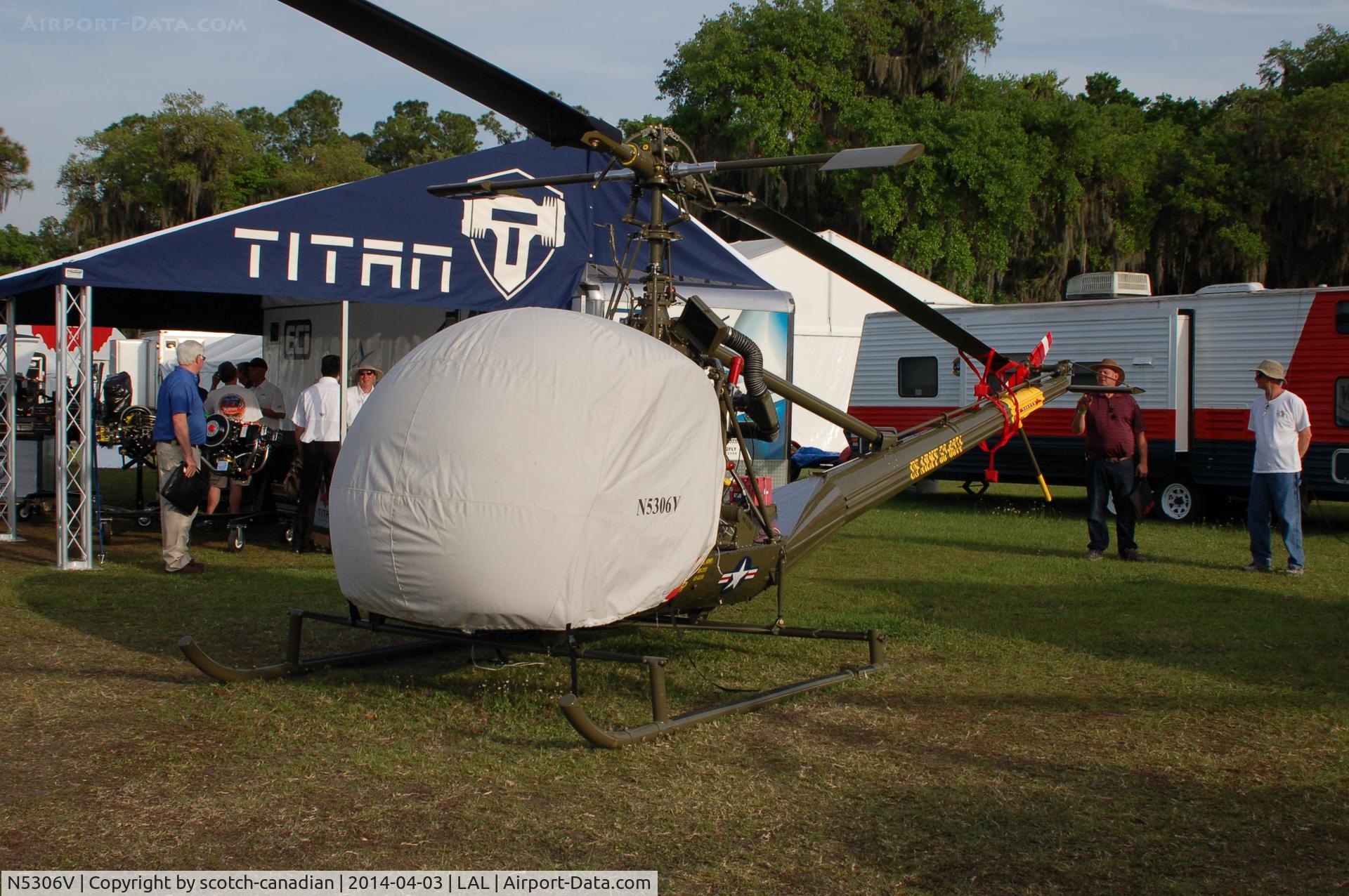 N5306V, Hiller UH-12B C/N 632, Hiller UH-12B, N5306V, at 2014 Sun n Fun, Lakeland Linder Regional Airport, Lakeland, FL