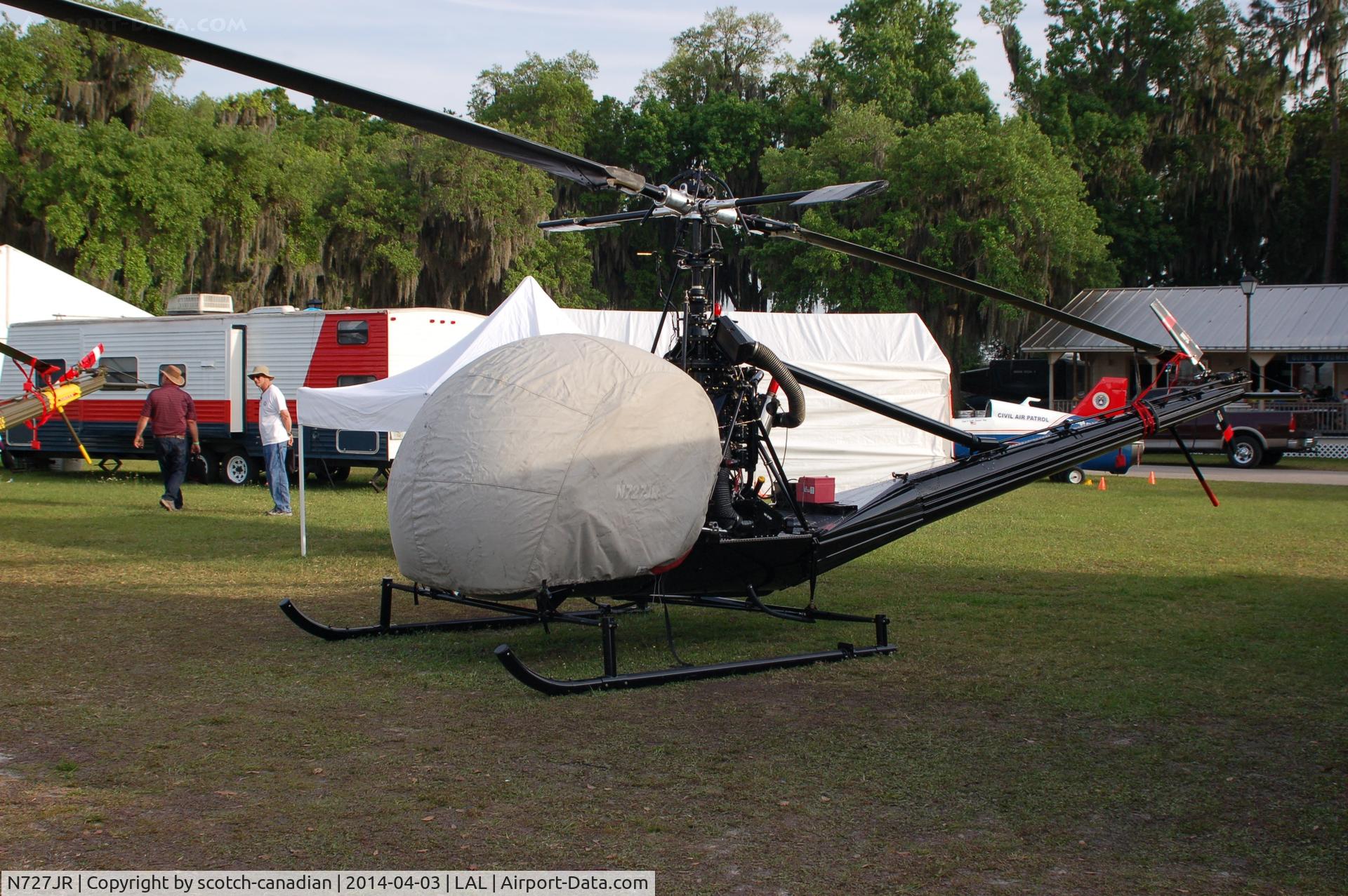 N727JR, 1953 Hiller UH-12B C/N 571, 1953 Hiller UH-12B, N727JR, at 2014 Sun n Fun, Lakeland Linder Regional Airport, Lakeland, FL