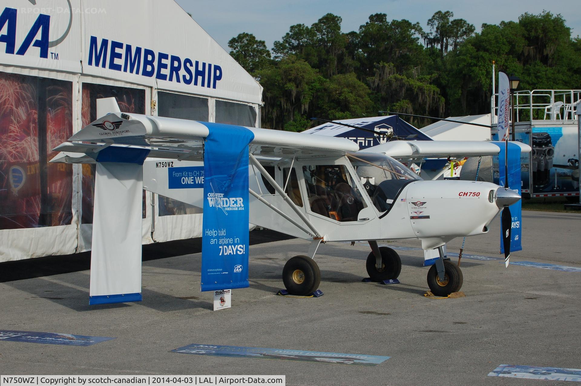 N750WZ, 2014 Zenith STOL CH-750 C/N 75-8193, 2014 ZENITH AIRCRAFT CO - Robert Wood STOL CH 750, N750WZ, at 2014 Sun n Fun, Lakeland Linder Regional Airport, Lakeland, FL