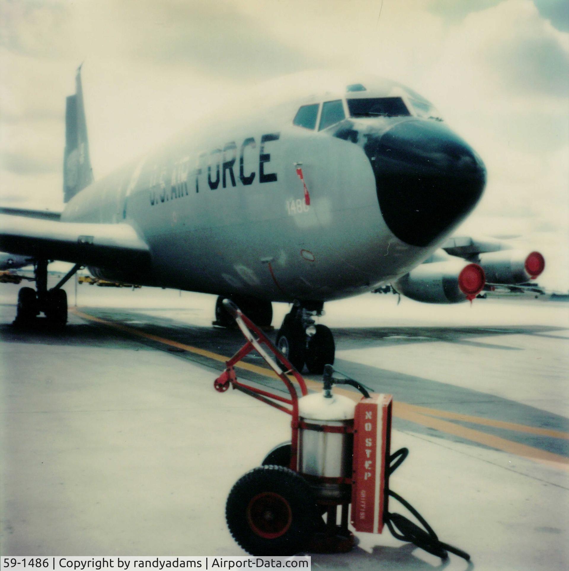 59-1486, 1959 Boeing KC-135A Stratotanker C/N 17974, At Minot AFB 1977