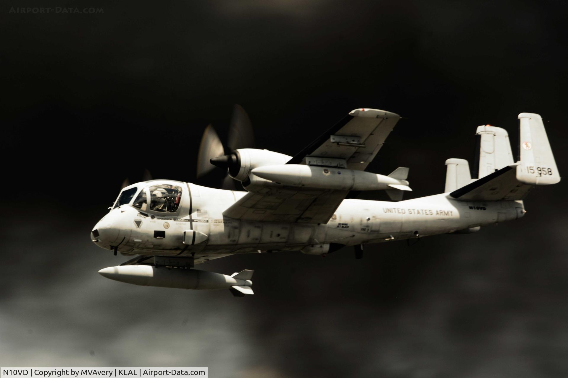 N10VD, 1968 Grumman OV-1D Mohawk C/N 162C, 2014 Sun n Fun