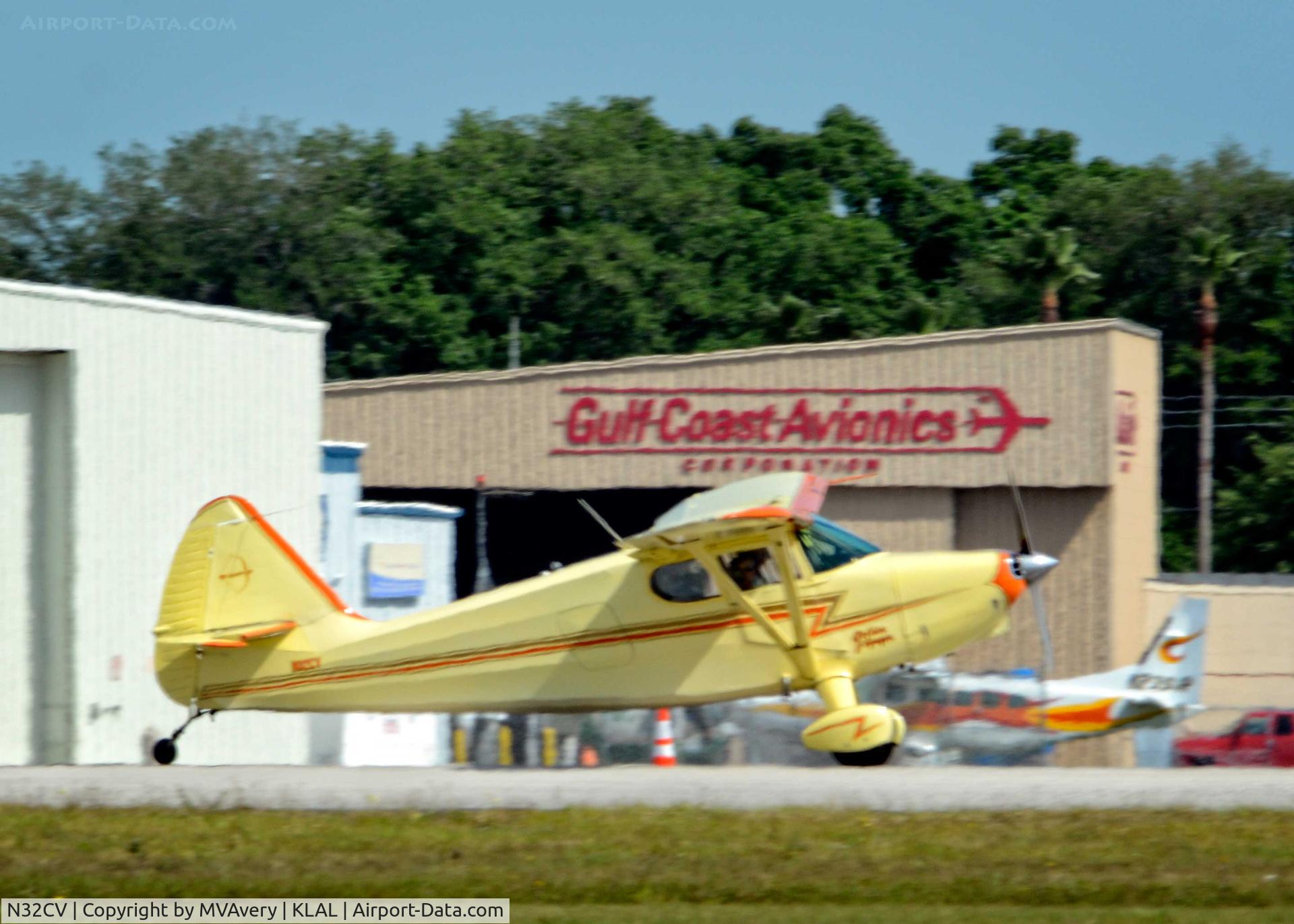N32CV, 1947 Stinson 108-2 Voyager C/N 108-3032, 2014 Sun n Fun