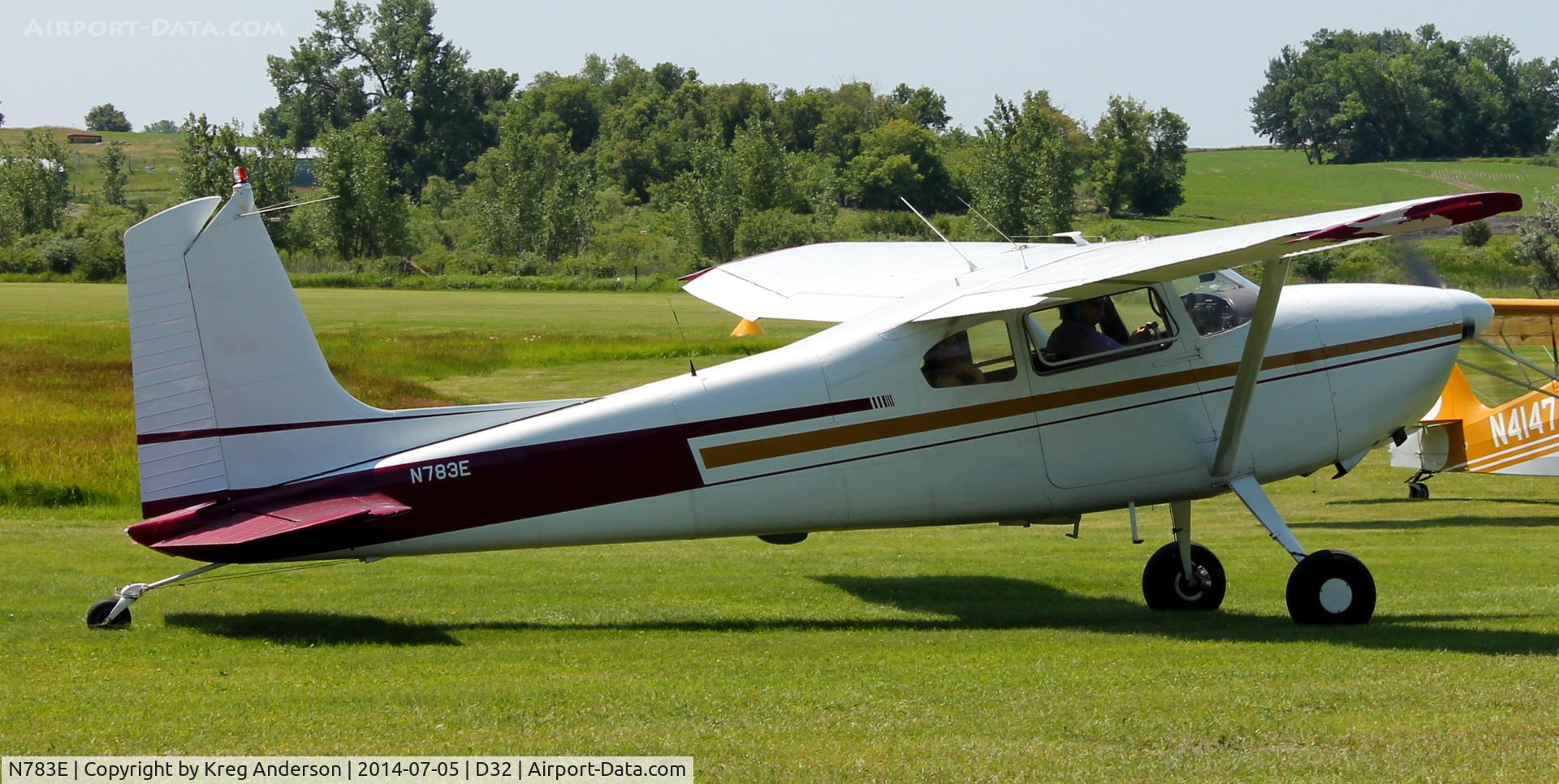 N783E, 1961 Cessna 180D C/N 18051001, 2014 Starbuck Fly-in