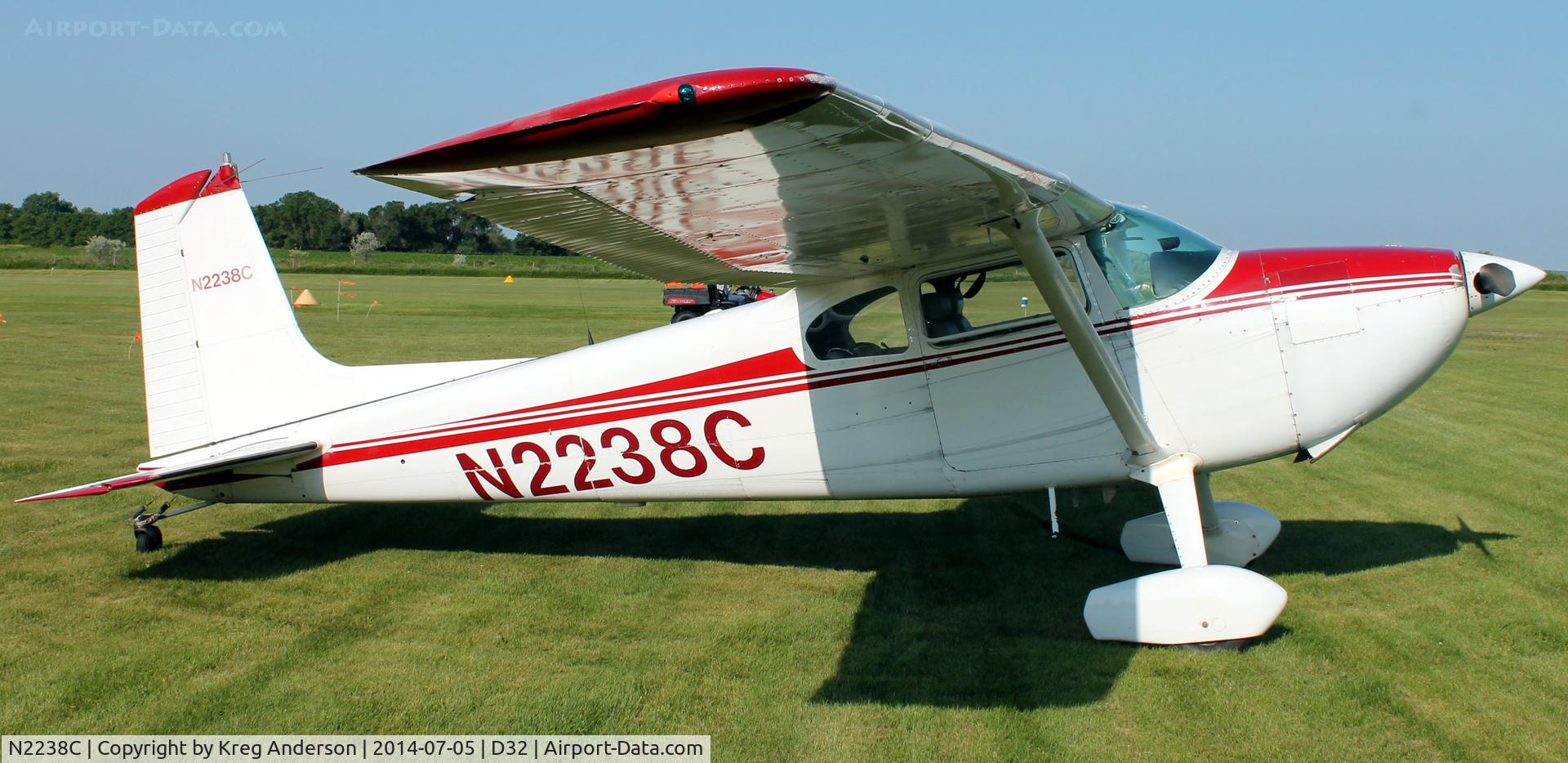 N2238C, 1953 Cessna 180 C/N 30538, 2014 Starbuck Fly-in