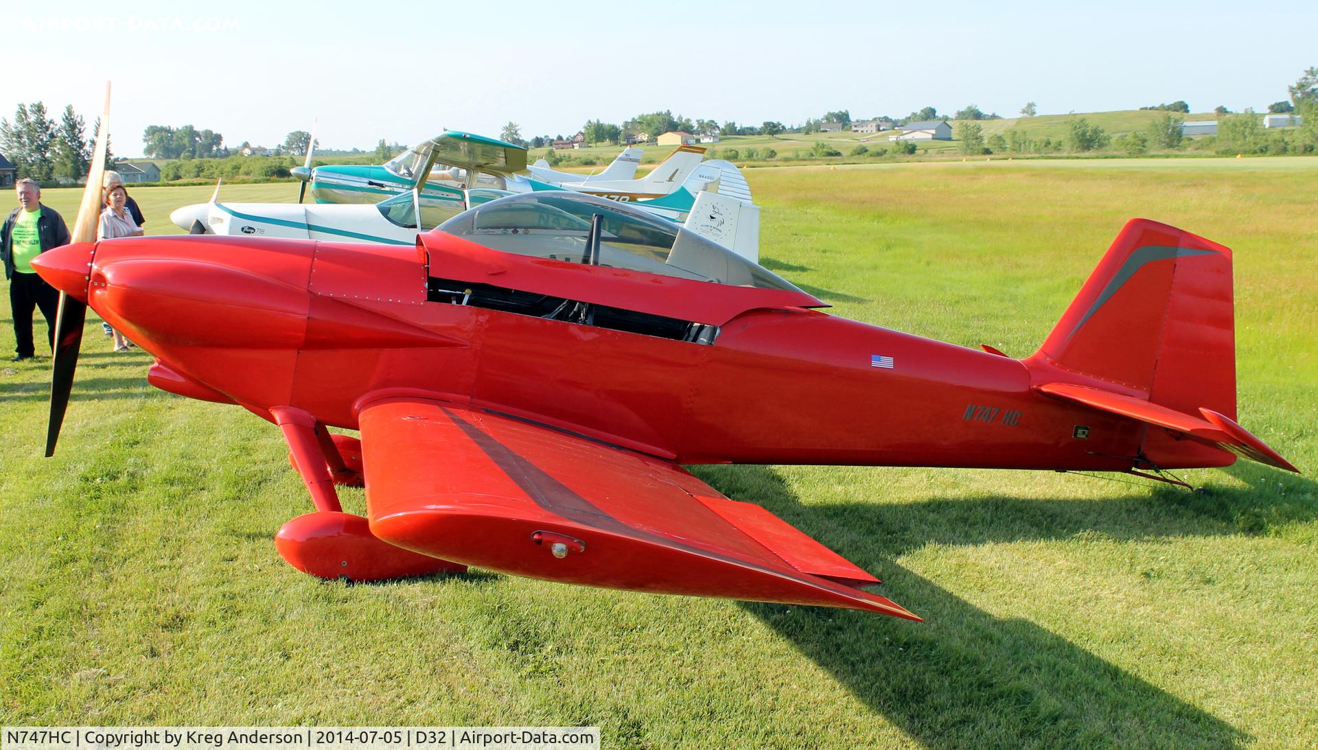 N747HC, 1992 Vans RV-4 C/N 2613, 2014 Starbuck Fly-in