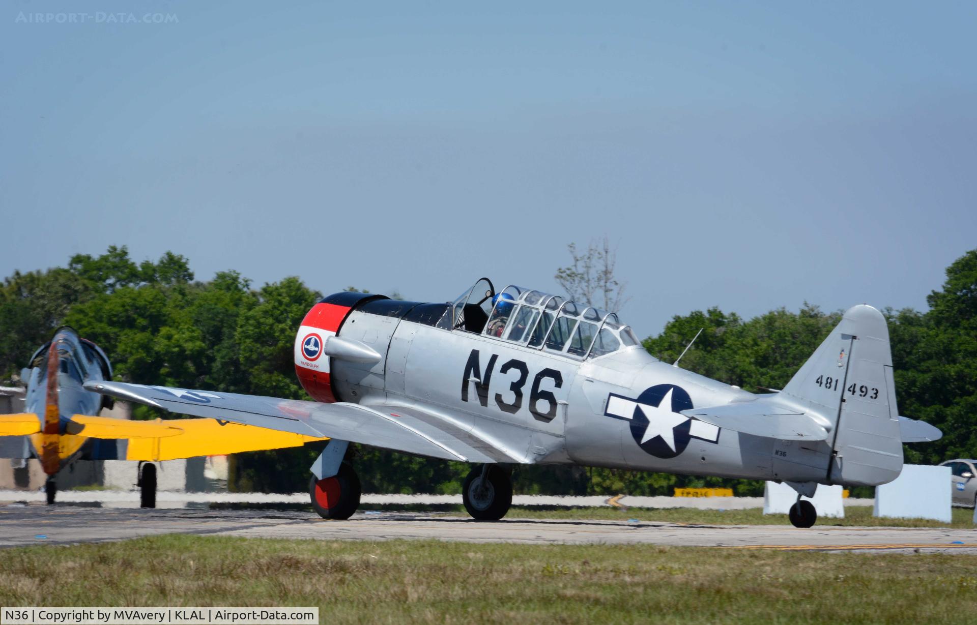 N36, 1944 North American AT-6F Texan C/N 121-42765, 2014 Sun n Fun