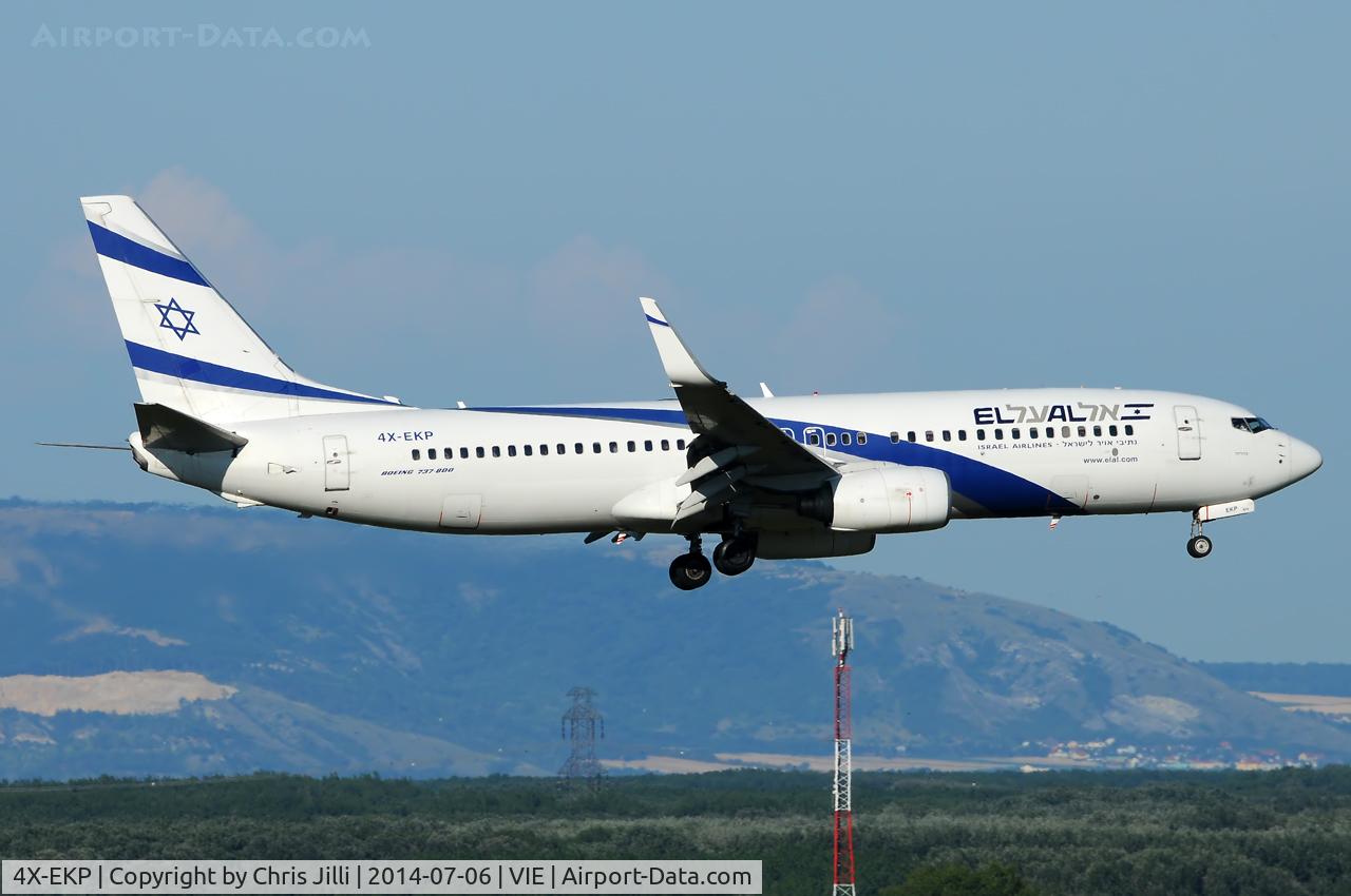 4X-EKP, 2001 Boeing 737-8Q8 C/N 30639, El Al