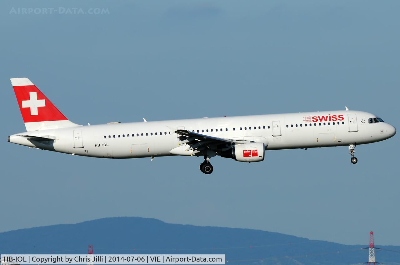 HB-IOL, 1999 Airbus A321-111 C/N 1144, Swiss
