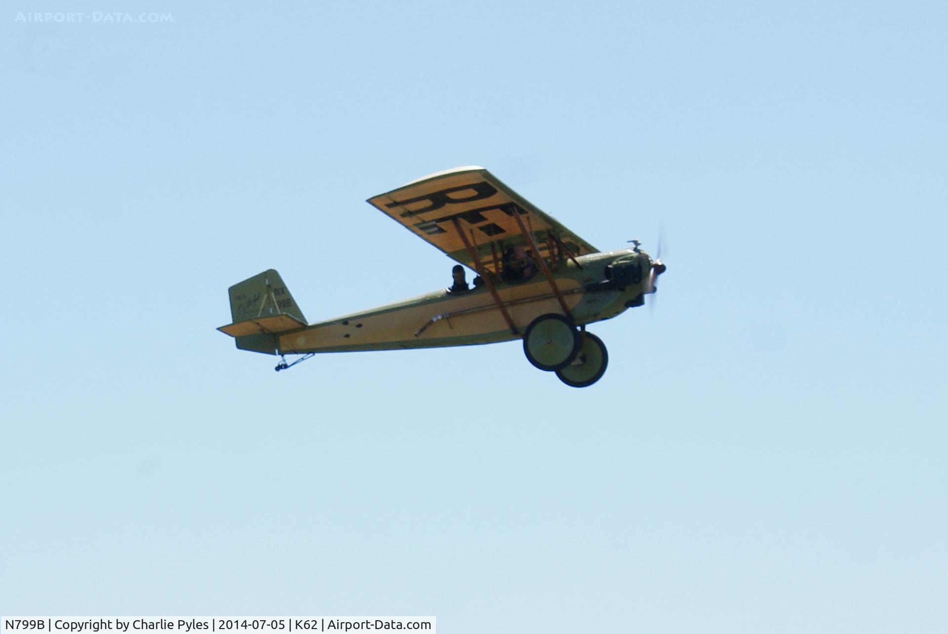 N799B, Pietenpol Air Camper C/N 001 (N799B), Doing Rides at K62
