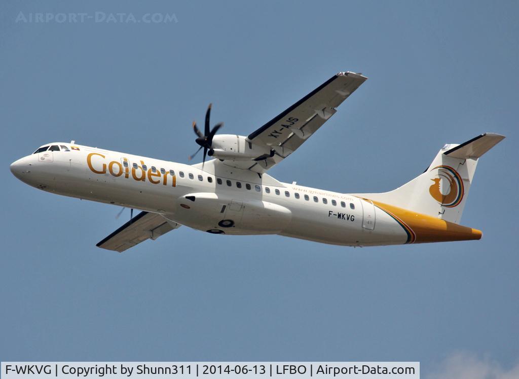 F-WKVG, 2014 ATR 72-600 (72-212A) C/N 1156, C/n 1156 - Test reg. used for ferry flight to delivery... To be XY-AJS