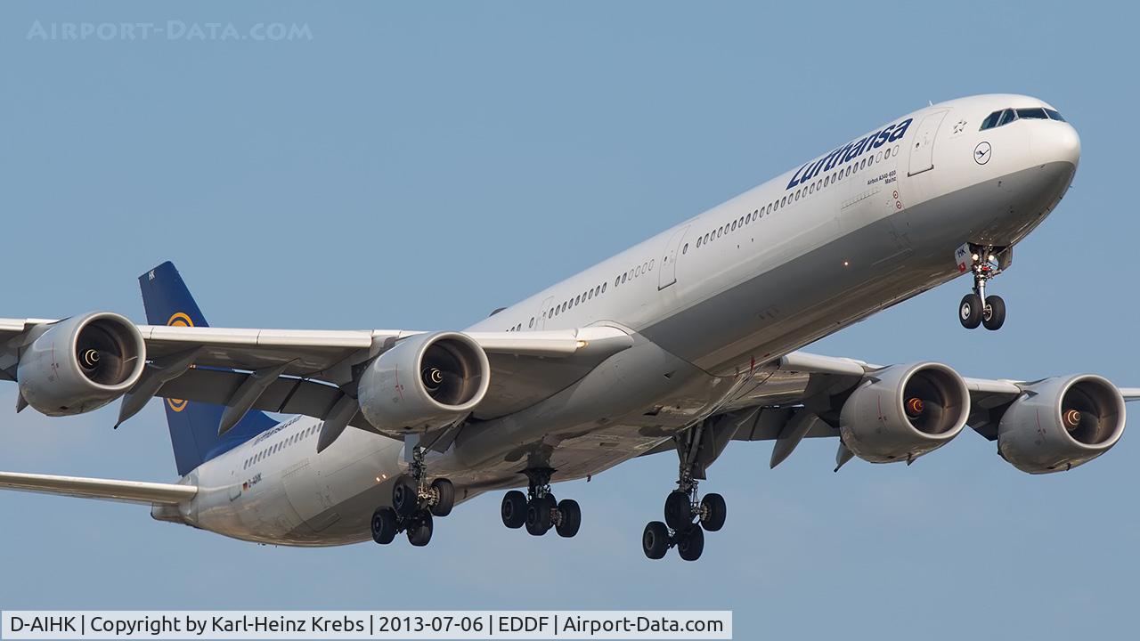 D-AIHK, 2004 Airbus A340-642 C/N 580, Lufthansa