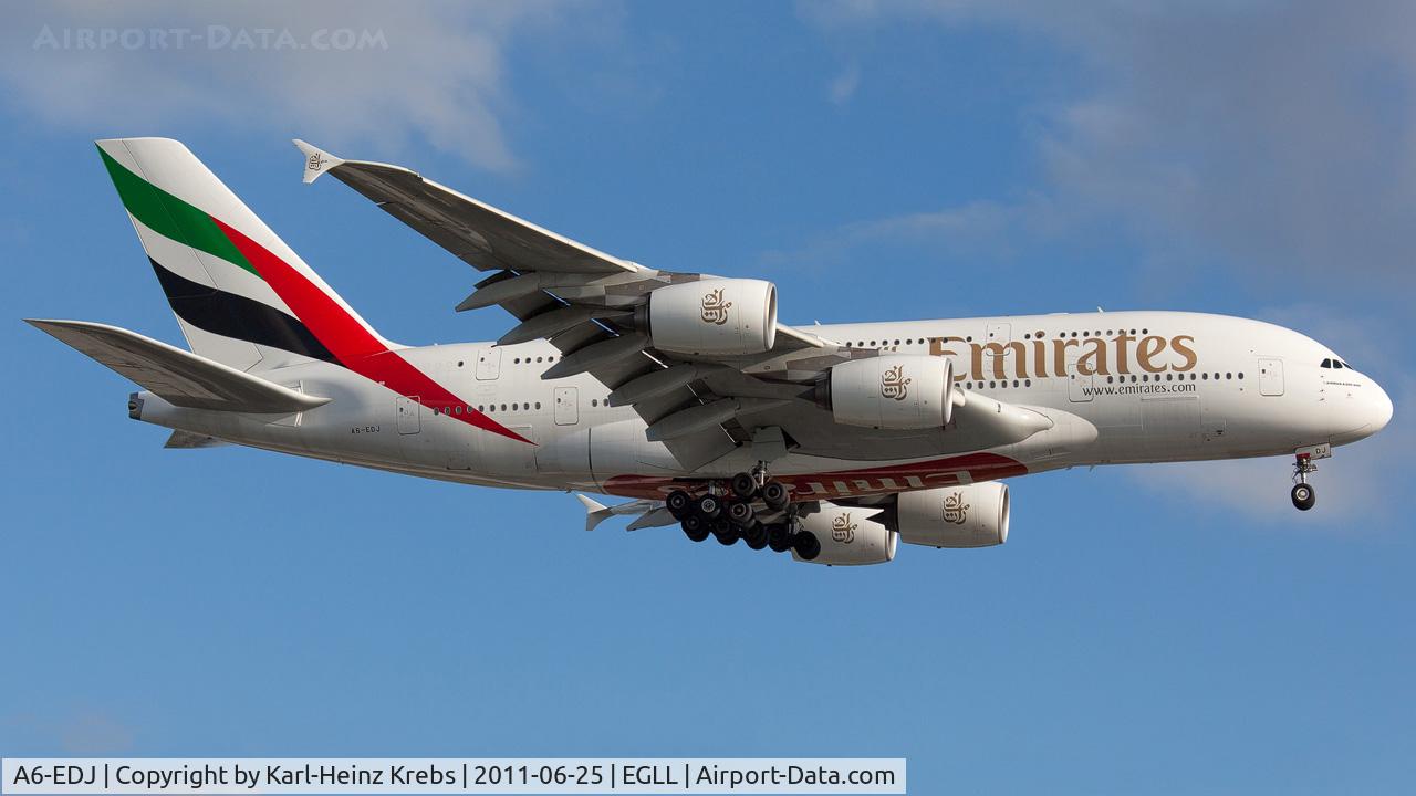 A6-EDJ, 2006 Airbus A380-861 C/N 009, Emirates