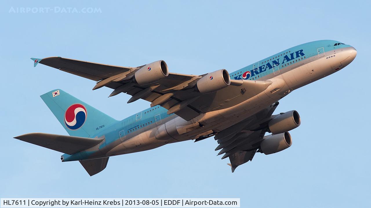 HL7611, 2010 Airbus A380-861 C/N 35, Korean Air