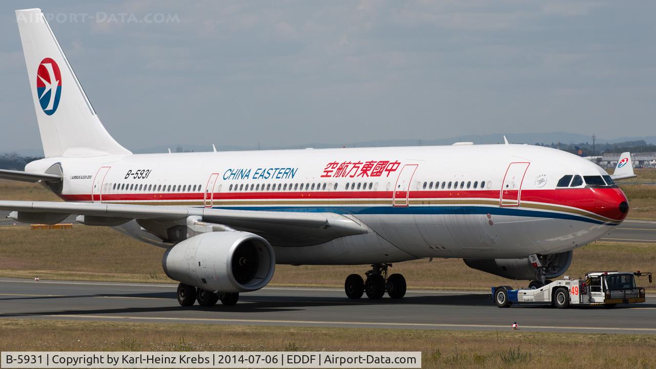 B-5931, 2013 Airbus A330-243 C/N 1440, China Eastern
