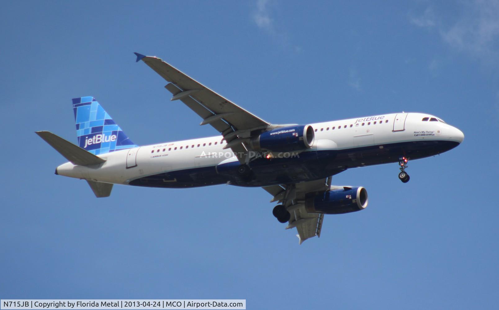 N715JB, 2008 Airbus A320-232 C/N 3554, Jet Blue A320