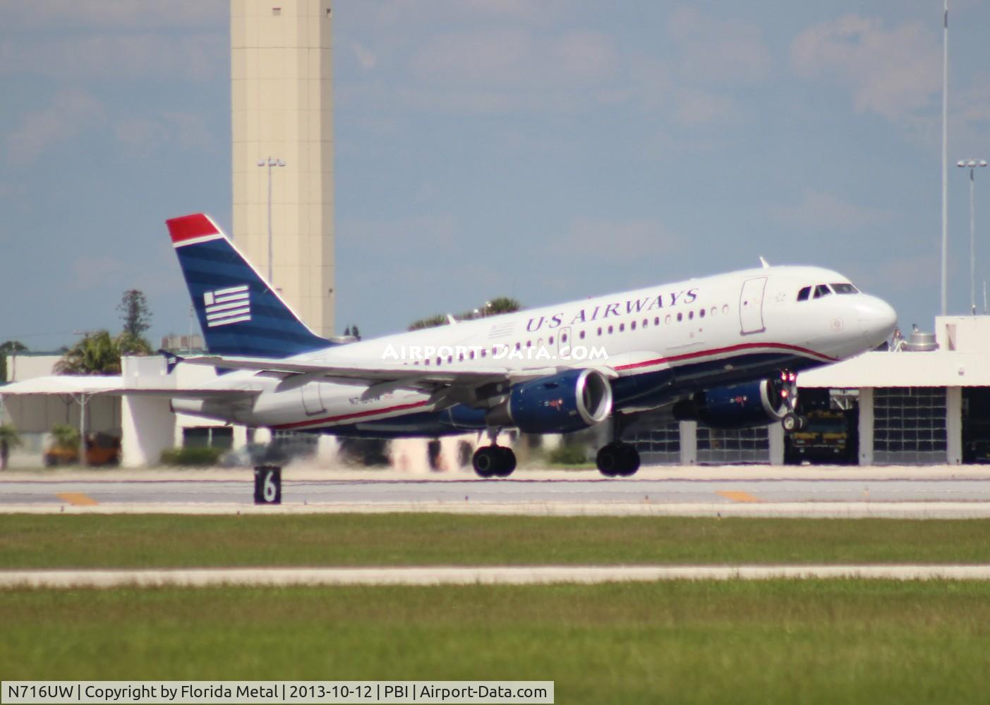 N716UW, 1999 Airbus A319-112 C/N 1055, US Airways A319