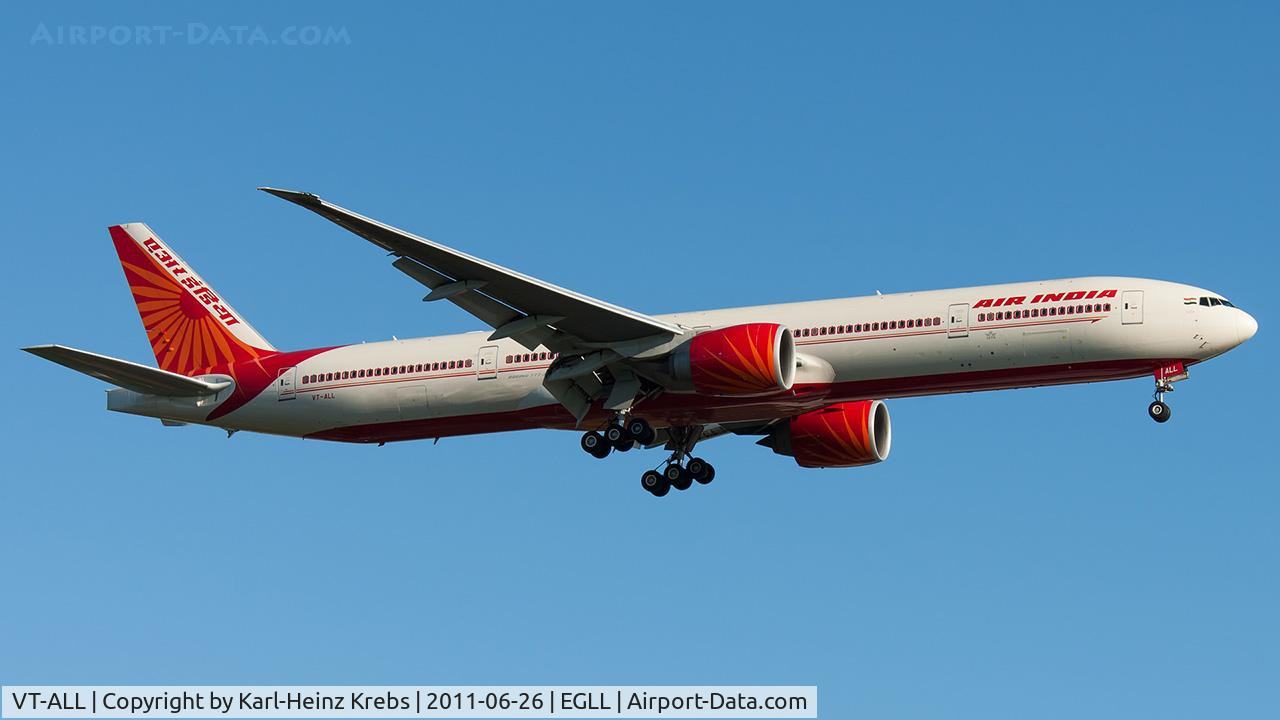 VT-ALL, 2007 Boeing 777-337/ER C/N 36310, Air India