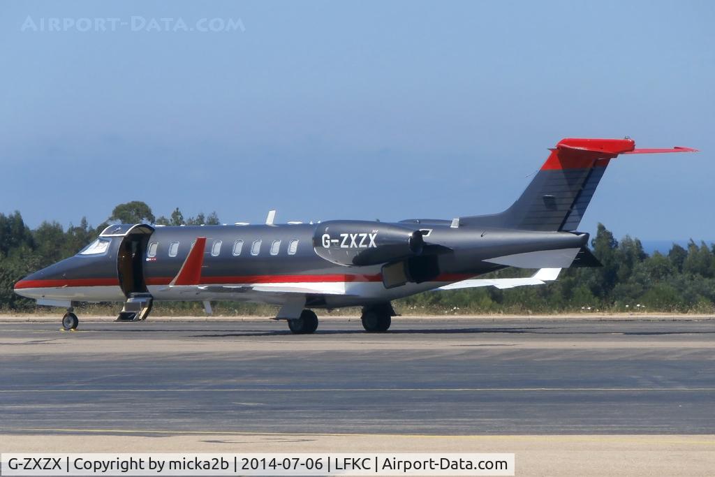 G-ZXZX, 2001 Learjet 45 C/N 45-005, Parked